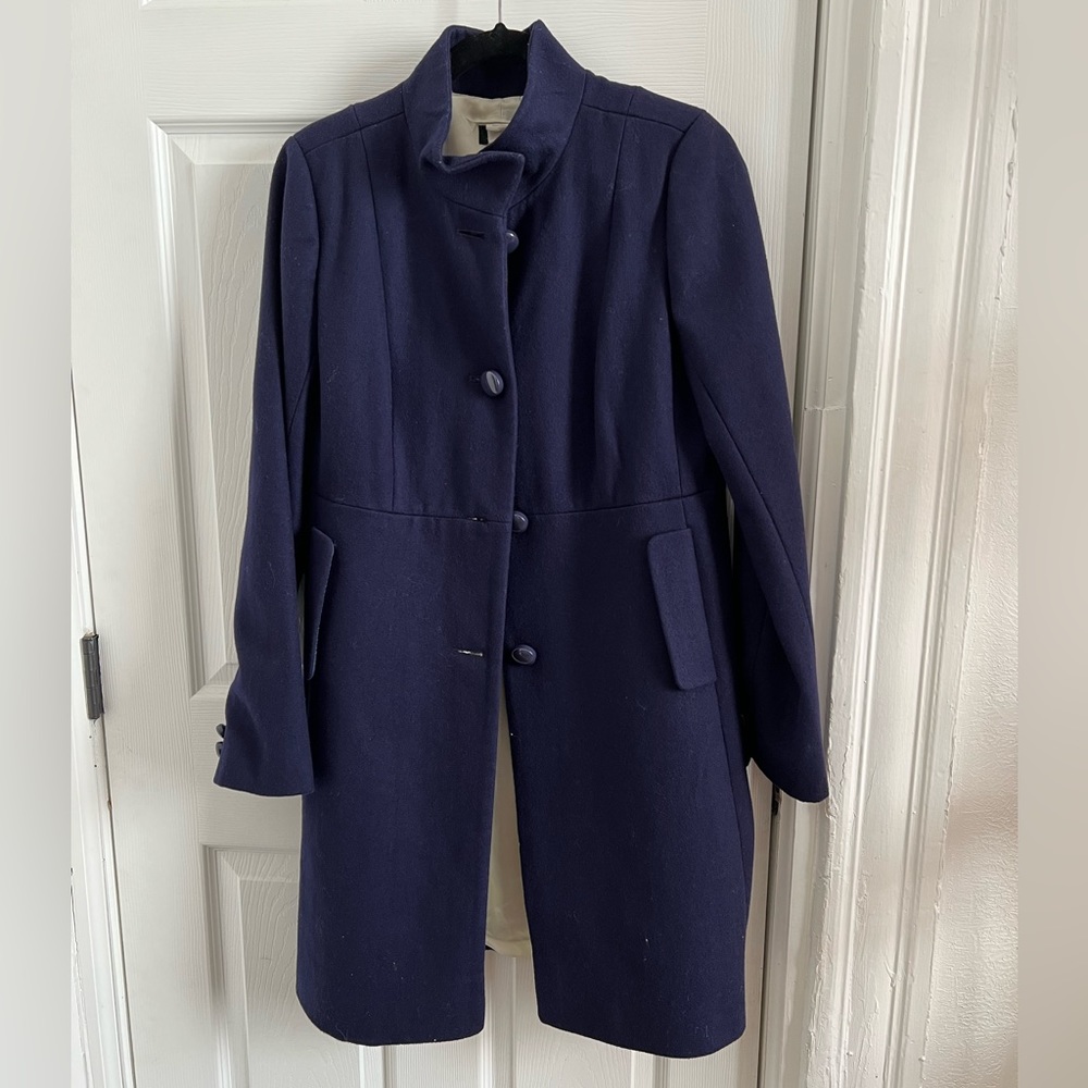 J. Crew Coat (Navy Blue)